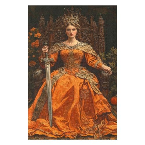 Puzzles 1000 Pieces for Adults Jigsaw Puzzles for Adults 1000 Piece Puzzle Educational Games -Queen Elizabeth 2(26 * 38cm) von HNBDE