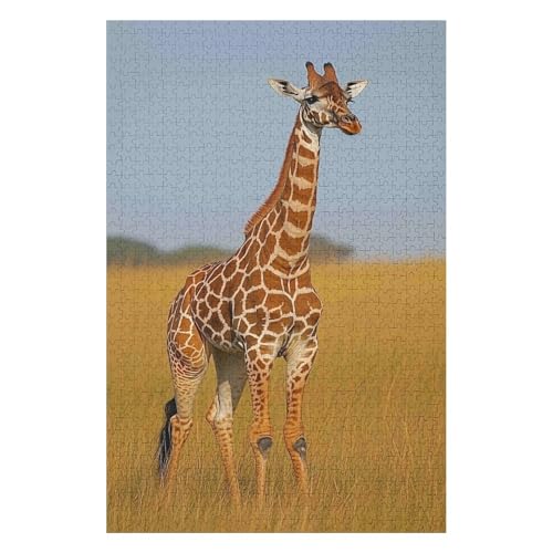 Puzzles 1500 Pieces for Adults-Giraffe- Educational Intellectual Decompression Toy Fun Family Game for Children Adults Challenging Puzzles(57 * 87cm) von HNBDE