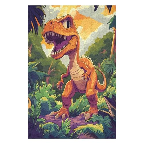 Puzzles for Adults, 1000 Pieces, Dinosaur，Film Puzzles for Children, Educational Toy, Intellectual Game, Gift, Teens, DIY Home Entertainment Toy26*38cm von HNBDE