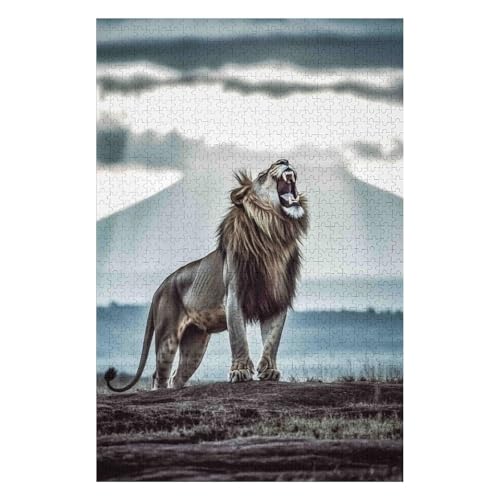 Puzzles for Adults, 1000 Pieces, Lion，Film Puzzles for Children, Educational Toy, Intellectual Game, Gift, Teens, DIY Home Entertainment Toy(50 * 70cm) von HNBDE