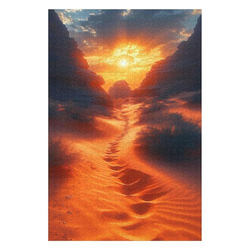 Sahara Desert-1000 Piece Jigsaw Puzzles for Adults Jigsaw Puzzles 1000 Pieces Challenging Puzzles for Adults 1000 Jigsaw Puzzles for Adults Toys & Games 1000pcs(50 * 70cm) von HNBDE