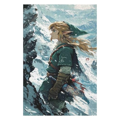 The Legend of Zelda Jigsaw Puzzles for Adults 1000 Pieces Japan Impossible Puzzle Brain Teaser Difficult Educational Games Relax Puzzles Games Premium 1000pcs(26 * 38cm) von HNBDE