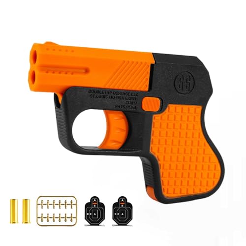 Spielzeugpistole +12 Weiches Geschoss Doppeltes Abfeuern,Soft Bullet Guns Toy Kreativ Tragbar 8-10m Lange Reichweite,Spielzeug Waffen Sicher Langlebig Modisch von HNSYPX