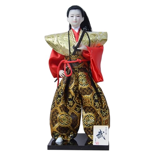 HNsdsvcd Authentics 12inch Japanische Samurais Männliche Puppen In Kimonos Für Sammler Und Dekoration von HNsdsvcd