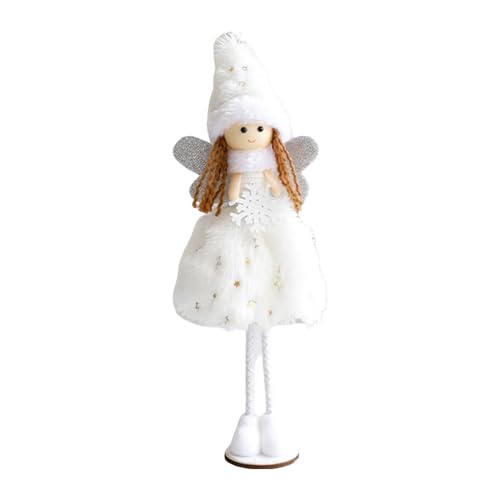 HNsdsvcd Coralle Fleece Engels Girl Dolls Sammlerstück Plüsch Stehende Figurenverzierung Für Festival Tabletop Dekoration Geschenk von HNsdsvcd