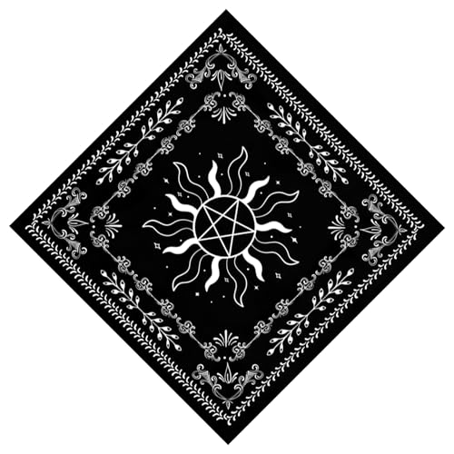 HNsdsvcd Divinations Tischdecke Sun Star Astrologie Tarotkarte Tischdecke Altars Stoff Göttlichkeit Brettspielzubehör von HNsdsvcd