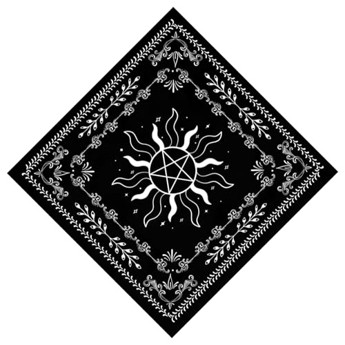 HNsdsvcd Divinations Tischdecke Sun Star Astrologie Tarotkarte Tischdecke Altars Stoff Göttlichkeit Brettspielzubehör von HNsdsvcd