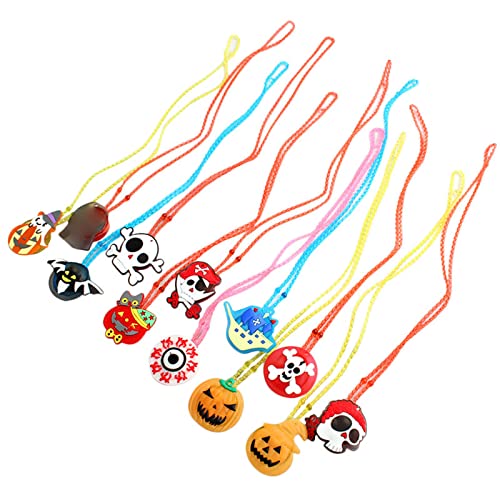 HNsdsvcd Halloween-Charm-Halsketten, bunte LED-Halskette, Halloween-Halsketten, Spielzeug für Kinder, Erwachsene, Party, LED-Halsketten für Kinder und Erwachsene, LED-Halsketten und Armbänder für von HNsdsvcd