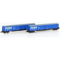 HOBBYTRAIN H23445 N 2er Set Schiebewandwagen Habis, Pimk Rail, Ep. VI von HOBBYTRAIN