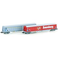 HOBBYTRAIN H23470 N 2er Set Schiebewandwagen Habis, SNCF, Ep. IV-V von HOBBYTRAIN