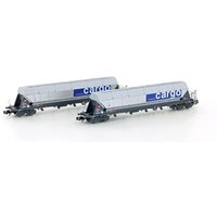 HOBBYTRAIN H23474 N 2er Set Silowagen Tagnpps Getreide-Transport, SBB, Ep. VI von HOBBYTRAIN