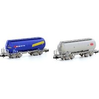 HOBBYTRAIN H23483 N 2-er Set Silowagen Uacs, SBB, Ep. V-VI von HOBBYTRAIN