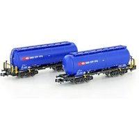 HOBBYTRAIN H23486 N 2-teiliges Set Uacs Silowagen, SBB CFF FFS, Ep. VI von HOBBYTRAIN