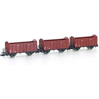 HOBBYTRAIN H24301 N 3er Set offene Güterwagen Fbkk, SBB, Ep. IV von HOBBYTRAIN