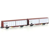 HOBBYTRAIN H24650 N 2er Set Schiebewandwagen Hbbiks, DB, Ep. IV von HOBBYTRAIN