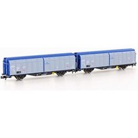 HOBBYTRAIN H24680 N 2er Set Schiebewandwagen Hbbillns, PKP, Ep. VI von HOBBYTRAIN