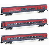 HOBBYTRAIN H25225 N 3er Set Personenwagen Set 2, ÖBB Railjet, Ep. VI von HOBBYTRAIN