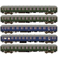 HOBBYTRAIN H43032 H0 5tlg Wagen-Set D83 3xC4ümg+B4ümg+BR4ümg, DB, Ep. III von HOBBYTRAIN