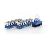 HOBBYTRAIN H43104 H0 Zugspitzbahn Tal-Lok mit 2 Personenwagen, Bayrische Zugspitzbahn Bergbahn AG, Ep. V-VI von HOBBYTRAIN