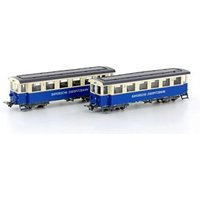 HOBBYTRAIN H43108 H0m 2er Personenwagen-Set, Zugspitzbahn, Ep. V-VI von HOBBYTRAIN