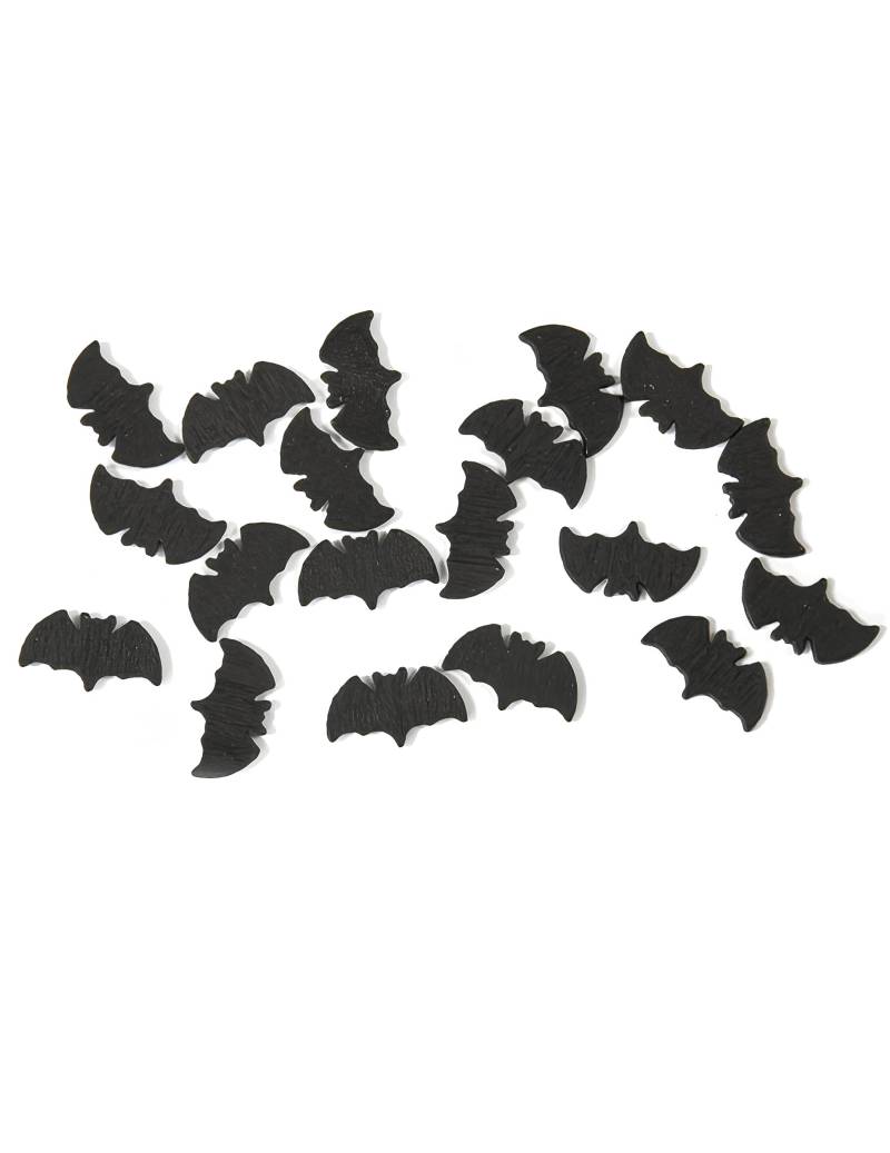 Fledermaus Konfetti Halloween-Deko schwarz 10g von HOBI