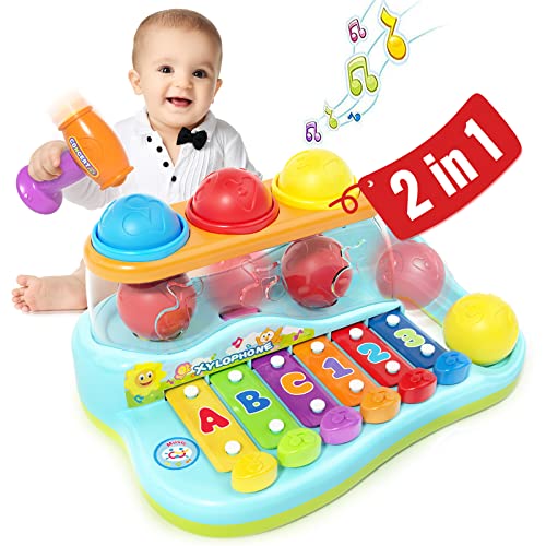 HOLA Spielzeug für 1 Jahr alte Jungen und Mädchen Spielzeug, 2 in 1 Pfund Ball mit Xylophone Musikspielzeug für Mädchen und Jungen Geschenke HOLA Spielzeug für 1 Jahr alte Jungen und Mädchen Spielzeug, 2 in 1 Pfund Ball mit Xylophone Musikspielzeug für Mädchen und Jungen Geschenke von HOLA