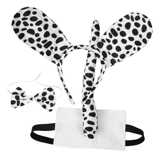 HOLIDYOYO 1 Satz Tierisches Stirnband Tier-stirnband-kostüm Hundekostüm-set Ohren-stirnband Frauen Kopfschmuck Stirnbänder Für Damen Party-kopfschmuck Stirnbänder Für Cosplay Stoff von HOLIDYOYO