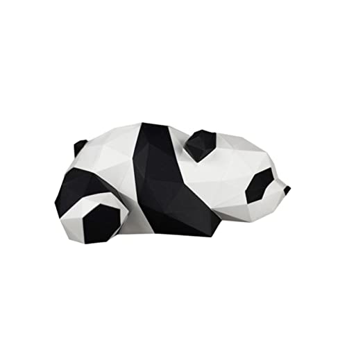 HOLIDYOYO 1 Stück 3D Papiermodell Handwerk Panda Niedliche Statue Figur Papercraft 3D Papier Panda Figur Entwicklungsspielzeug 3D Origami Panda Simulation Panda Modell 3D Panda von HOLIDYOYO