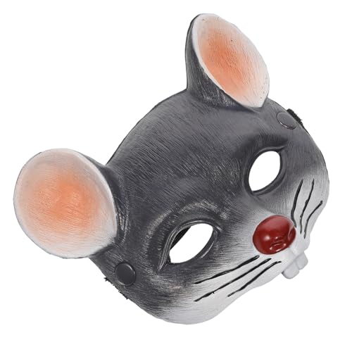 HOLIDYOYO 1Stk Halloween-Maske halloween masken halloweenmaske faschingsaccessoires für Gruselige Tiermasken gesichtsmaske spielzeug 3D-Mausmaske cospaly Maske Grey von HOLIDYOYO