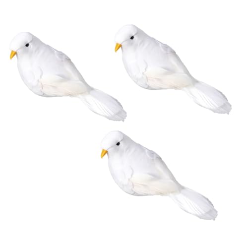 HOLIDYOYO 3pcs Modell Künstliche Vogel Decor Garten Vogel Requisiten Simulation Vögel Handwerk Requisiten Realistische Statue Für Decor von HOLIDYOYO