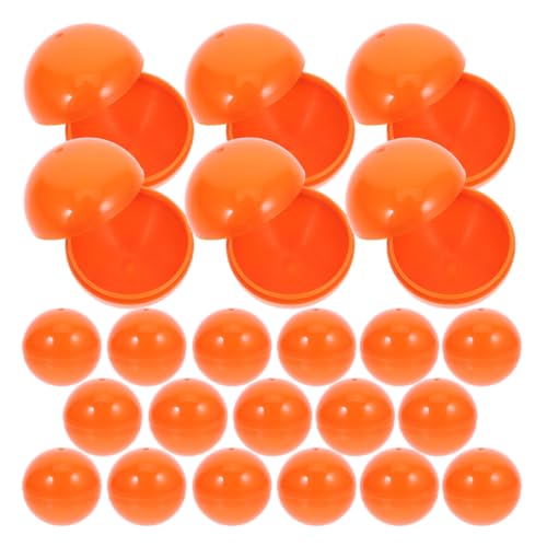 HOLIDYOYO 30 Pcs Öffnungsbezogene Gewinnspielkugeln Kunststoff Mini Verlosung Zeichnen Bälle Bingo -Kugeln Automaschinenbällchen Ohne Anzahl Hohle Kugeln Runde Kapseln Für Unterhaltung von HOLIDYOYO