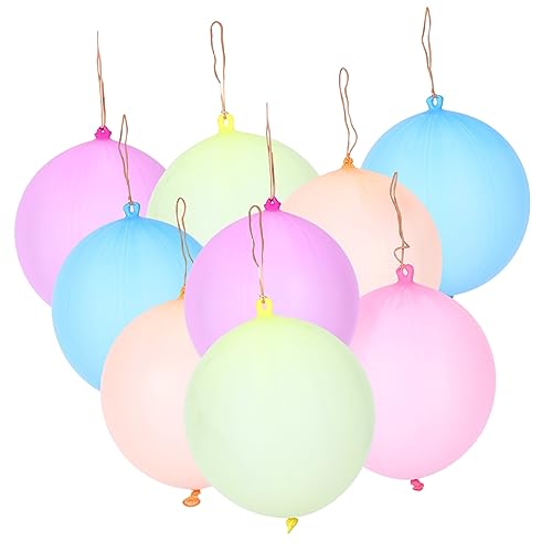 HOLIDYOYO Luftballons Taufe Punchballons Mit Gummibandgriffen Bunte Punchballons Für Kindergeburtstagsfeiern Und Partys Für Und Partygeschenke Luftballon Spielzeug von HOLIDYOYO