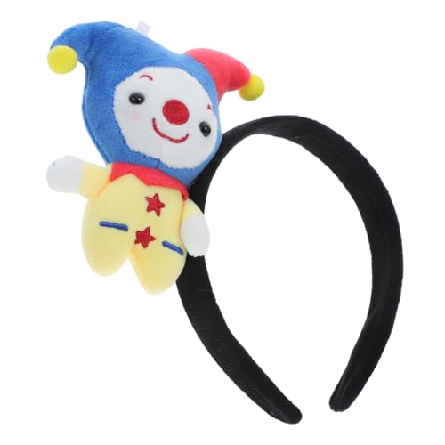 HOLIDYOYO Clown Stirnband Clown Perücke Alberne Hüte Clown Hüte Clown Zubehör Clown Kostüm Regenbogen Stirnband Clown Schuhe Zirkus Haarteil Halloween Kostüme Für Erwachsene von HOLIDYOYO