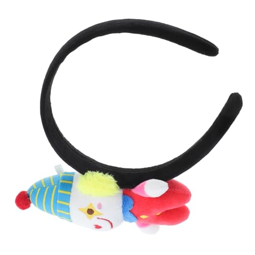 HOLIDYOYO Clown Stirnband Hüte Regenbogen Stirnband Clown Hüte Clown Zubehör Clown Perücke Clown Kostüm Clown Schuhe Zirkus Haarteil Haarbänder Kostüme Stirnbänder von HOLIDYOYO