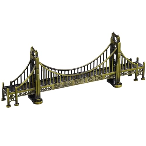 HOLIDYOYO Metallische Brücke Handwerk En Gate Bridge Statue Legierung Memorial Statue Wohnkultur HOLIDYOYO Metallische Brücke Handwerk En Gate Bridge Statue Legierung Memorial Statue Wohnkultur von HOLIDYOYO