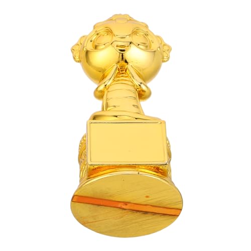 HOLIDYOYO Neujahrstrophäe Feierliche Pokaltrophäen Chinesische Tierkreiszeichenstatuen Schlangenfigur Für Zu Hause Chinesische Schlangenstatuen Fußball-trophäe Fußballtrophäe Golden Harz von HOLIDYOYO