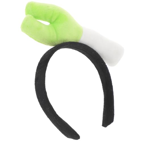 HOLIDYOYO Stirnband in Form Einer Frühlingszwiebel Einzigartiges Party-haar-accessoire Cosplay-stirnband Foto-requisite Kostüm für Erwachsene Weich und Bequem von HOLIDYOYO