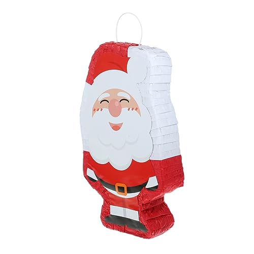 HOLIDYOYO Santa Pinata Weihnachtsmann-Piñata gefülltes Pinata- Karneval Piñata halloween pinata weihnachtsmotiv Weihnachtsmann-Pinata aus Papier Weihnachtsmann-Partydekoration von HOLIDYOYO