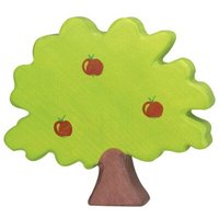 HOLZTIGER 80216 Apfelbaum ca. 19 x 2,8 x 17 cm, Holz von HOLZTIGER