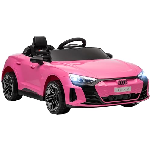 HOMCOM Kinder Elektroauto 12V Kinderauto mit 2,4 GHz Fernbedienung, 2 Motor, Kinderfahrzeug mit Hupe, LED, Musik, Sanftstart, Elektrofahrzeug mit Hilfsrad, für 3-5 Jahre Kinder, Rosa HOMCOM Kinder Elektroauto 12V Kinderauto mit 2,4 GHz Fernbedienung, 2 Motor, Kinderfahrzeug mit Hupe, LED, Musik, Sanftstart, Elektrofahrzeug mit Hilfsrad, für 3-5 Jahre Kinder, Rosa von HOMCOM
