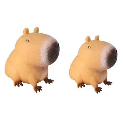 Capybara Quetschspielzeug , Anti Stress Spielzeug , Anti Stress Stressbälle Stress Squeeze Spielzeug , Squeeze Ball Squeeze Spielzeug Für Erwachsene Und Kinder (S+L) von HOME'S FRIEND