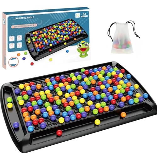 Intellektuelles Schachbrett Doppelduell, 48/80/120/168/241/288/366 Stück Rainbow Ball Gesellschaftsspiele, Tabletop Familienspiele Partyspiele für Erwachsene Kinder (241 Stück) von HOME'S FRIEND