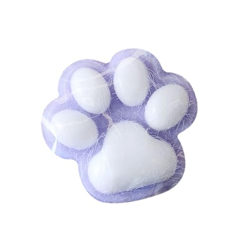 Squeeze Spielzeug, Katzenpfoten Quetschspielzeug mit Bällen Lustig, Squishy Cat Toy, Kawaii Flauschige Sensorische Spielzeug, Anti Stress Spielzeug, zum Konzentrieren (F) von HOME'S FRIEND