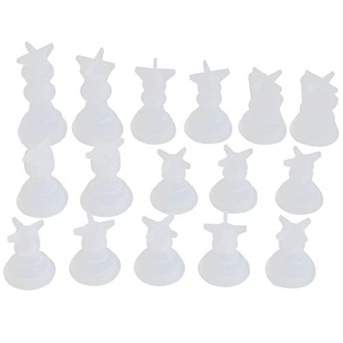 HOMEDEK Schach Form für Harz Silikon Schach Harz Form Schach Kristall Epoxid Guß Formen für DIY, das Geburtstag Geschenk Macht von HOMEDEK