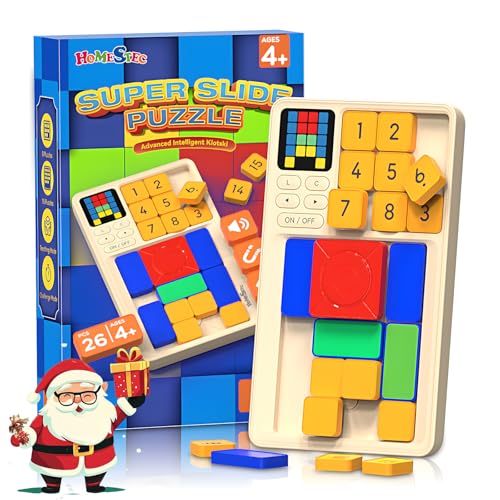 HOMESTEC Super Slide Logisches Puzzlespiel - Elektronisches Handheld-Spiel mit 520 Levels 3 Spielmodi - Herausforderndes Gehirntraining Spielzeug Geeignet für Kinder ab 8 Jahre und Erwachsene von HOMESTEC