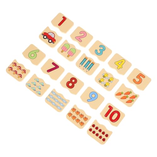 HOMFAMINI 1 Satz Pädagogisches Puzzle Puzzlematte Spielzeug Rätsel Für Babys Steckpuzzle Für Kinder Holzpuzzle Blockpuzzles Für Kleinkinder Puzzles Aus Holz Puzzle-Brett -rätsel Hölzern von HOMFAMINI