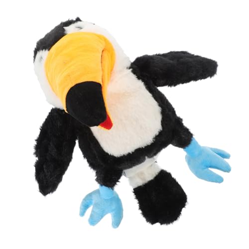 HOMFAMINI Handpuppe Rollenspiel Handpuppe Simulation Vogelmodell Vogelform Handspielzeug Plüschhandpuppe Interaktive Handpuppe Vogelhandspielzeug Geschichtenerzählen von HOMFAMINI