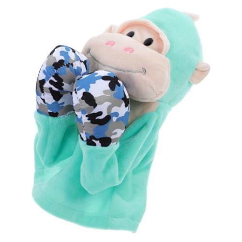 HOMFAMINI Handpuppenspielzeug -affenspielzeug Tierische Handpuppe Ausgestopftes Zoospielzeug Theater-handpuppe Kinder Handpuppen Handpuppe Tierische Fingerpuppe Gorilla- Metall von HOMFAMINI