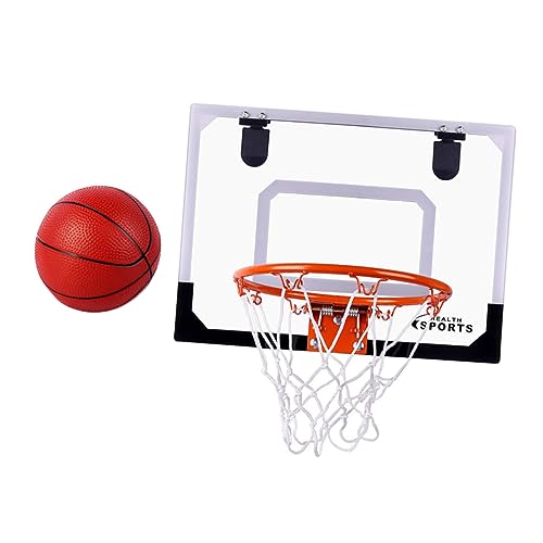 HOMFAMINI Kinder Basketballkorb Set Wandmontage Basketballspiel Indoor Outdoor Basketballkorb Mit Ball Und Pumpe Basketballspielzeug Für Kinderzimmer Büro Zuhause Basketball Für von HOMFAMINI