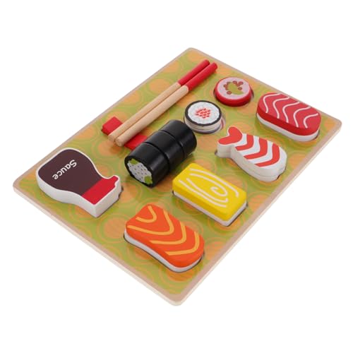 HOMFAMINI Set Sushi Spielzeug Rollenspiel Sushi Für Kinder Essen Spielen Lernspielzeug Rollenspiel Küchenspielzeug Kinderspielzeug Kinderspielzeug Vakuum Spielküchenzubehör von HOMFAMINI